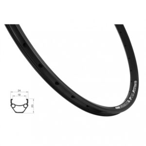 ráfek REMERX DRAGON 719 DISC 559x19 36děr černý nýt