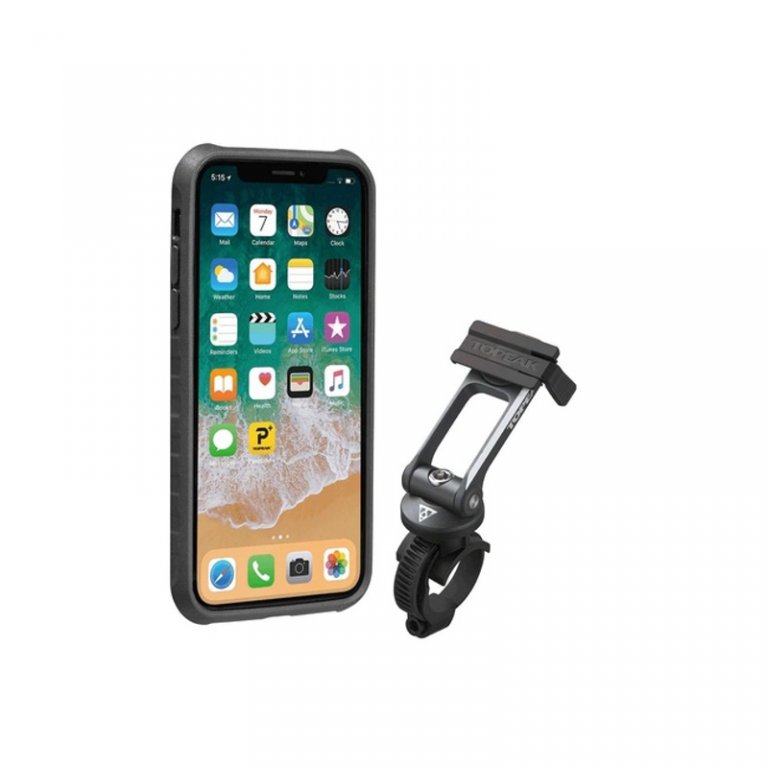 obal na mobil TOPEAK pro iPhone X černo/šedý