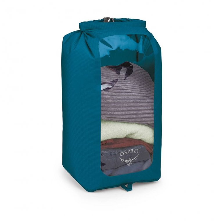 vak vodácký OSPREY Ultralight Dry Sack 12l window waterfront blue
