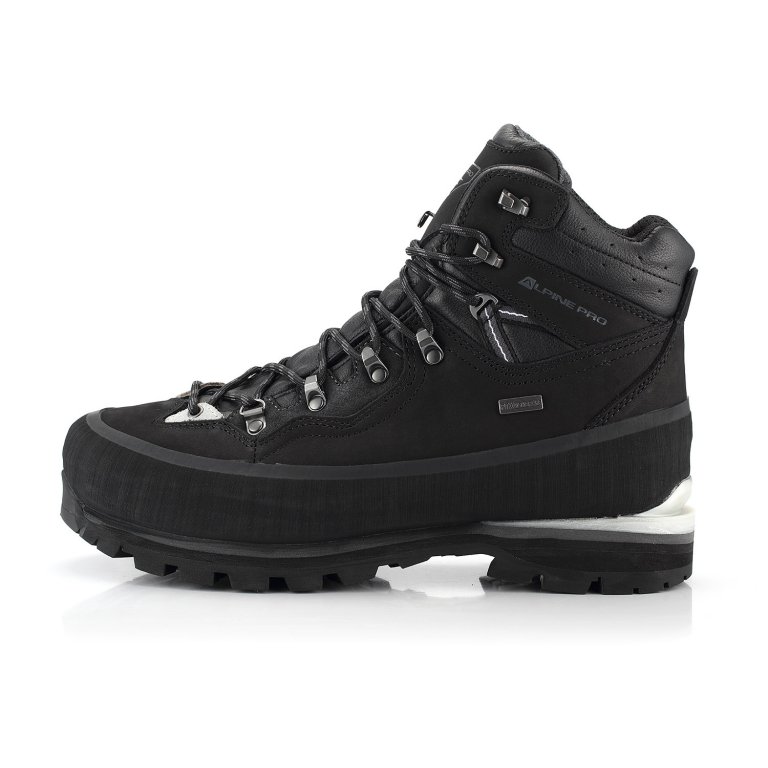 boty unisex ALPINE PRO PRAGA s membránou PTX černé