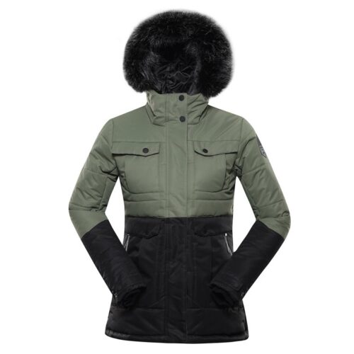 bunda dámská ALPINE PRO EGYPA s membránou PTX zelená