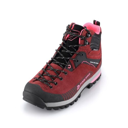 boty unisex ALPINE PRO NEVISE s membránou PTX červené