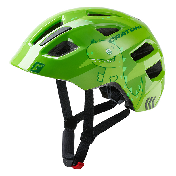 Detská prilba CRATONI Maxster Dino Green Glossy - XS/S (46-51cm)