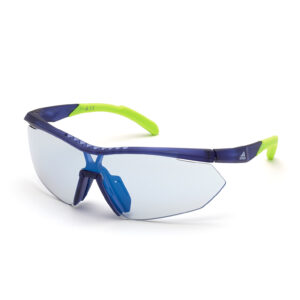 Slnečné okuliare ADIDAS Sport SP0016 Matte Blue/Blue Mirror Photochromic