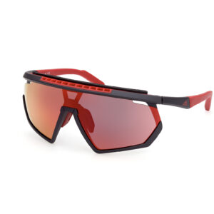 Slnečné okuliare ADIDAS Sport SP0029-H - Matte Black/Roviex Mirror