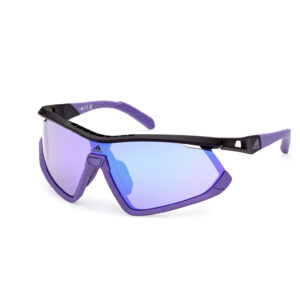 Slnečné okuliare ADIDAS Sport SP0055 - Black / Gradient Or Mirror Violet